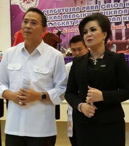 Walikota Jimmy F Eman SE Ak dan Wakil Walikota Syerly Adelyn Sompotan