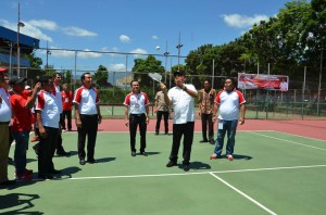Kejurnas Tenis, Piala Gubernur Sulut , Ketua Umum PP PSTI, Martuama Saragi,