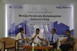 Olly Dondokambey, Forum Group Discussion, Bank Indonesia , Pariwisata Sulut 