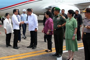 Presiden Jokowi , bandara Miangas, Kabupaten Kepulauan Talaud, 