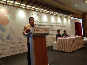 Konferensi Tahunan ACI , Asia Competitiveness Institute, Edwin Silangen, 