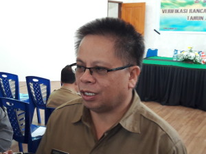 Kepala Badan Keuangan Daerah Kota Tomohon Drs Gerardus Mogi