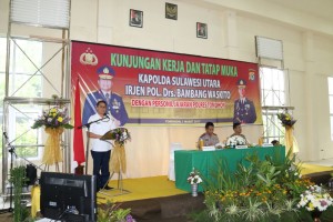 Wali Kota paparkan program dan kondisi Kota Tomohon di hadapan Kapolda Sulut