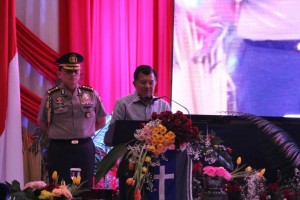 Wapres Jusuf Kalla saat membuka Pekan Kerukunan Nasional