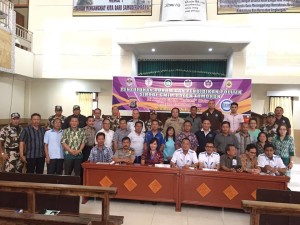 Pembekalan tentang Pencegahan Konflik Sosial dan Penyakit Masyarakat (Pekat) serta Pendidikan Politik Gereja Rayon Tomohon yang dilaksanakan di GMIM Baitani Matani Wilayah Tomohon Satu Jumat (14/7/2017)