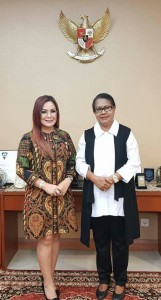 Wakil Wali Kota Tomohon  dan Menteri Pemberdayaan Perempuan dan Perlindungan Anak