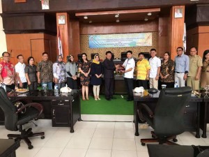 DPRD Tomohon dan DPRD Metro Lampung bersama instansi terkait
