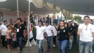 Gerak Jalan KPU Mitra, KPU Mitra, Jurnalis Minahasa Tenggara