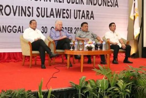 Gubernur Sulawesi Utara, Olly Dondokambey, Mendag RI Enggartiasto,