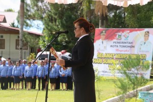 Wakil Wali Kota Tomohon Syerly Adelyn Sompotan (SAS) Irup di HUT ke-89 Sumpah Pemuda