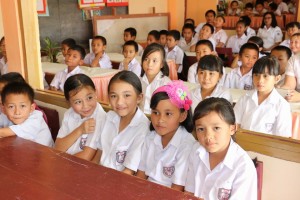 Siswa-siswa di Tondangow peserta sosialisasi