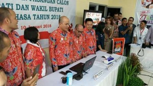 KPU Minahasa ,Meidy Y Tinangon M.Si, Pilkada Minahasa 2018 , Penetapan Calon Bupati