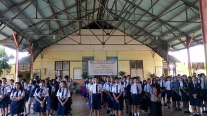 Siswa-siswa peserta OSN tingkat SMP Kota Tomohon tahun 2018