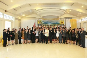 Pengurus LPM yang dilantik bersama Wali Kota Tomohon