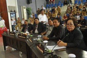 DPRD Kota Bitung Gelar Paripurna Istimewa LKPJ Walikota TA 20174