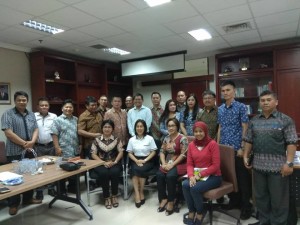 Pimpinan DPRD Tomohon  dan Pansus Laporan Keterangan Pertanggungjawaban Wali Kota Tahun 2017 di Bappenas