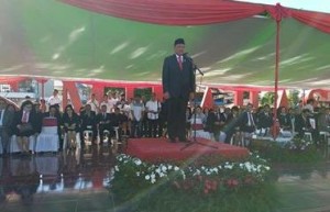  Gubernur Sulut ,Olly Dondokambey SE, Upacara Hardiknas 2018