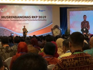 Presiden Joko Widodo membuka Musrenbangnas