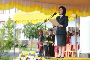 Ketua DPRDE Tomohon Ir Miky JL Wenur bertindak sebagai Irup Upacara Peringatan Hardiknas Tahun 2018 di Kota Tomohon
