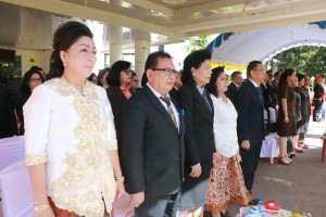Jajaran Eksekutif dan Legislatif Tomohon di Peringatan Hardiknas 2018