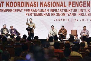Presiden Joko Widodo saat membuka kegiatan