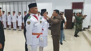 Bupati Minahasa, Drs Royke H Mewoh DEA, Paskibra Minahasa