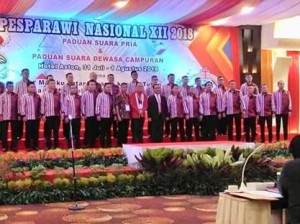Mitra Male Choir,Paduan Suara Gerejawi, pesparawi Nasional 2018