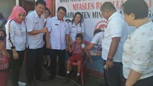 Drs Robby Ngongoloy, Imunisasi Measles-Rubella