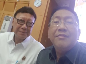 Menteri Dalam Negeri dan Sekdaprov Sulut 