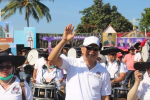 Wali Kota Tomohon  Jimmy F Eman SE Ak dalam kegiatan 84 Tahun GMIM Bersinode