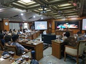 Wali Kota Tomohon dan TAPD saat diterima Pemerintah Provinsi Jawa Tengah