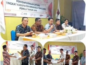 DPTHP-2 Kabupaten Mitra,  Irfan Rabuka, KPU mitra, bawaslu mitra, pemilu 2019,  Wolter Dotulong