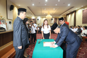 Sertijab Kepala Kantor Wilayah Hukum dan HAM Sulawesi Utara 
