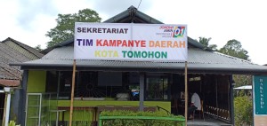 Sekretariat Tim Pemenangan Jokowi-Ma'ruf tempat kegiatan Nonton Bareng Debat  Capres