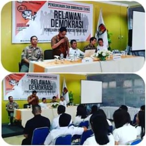 KPU Minahasa Tenggara, Relawan Demokrasi, Wolter Dotulong,DR. Johny Taroreh, 
