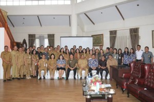 jajaran pemerintah Kota Tomohon dan Ombudsman Perwakilan Sulawesi Utara