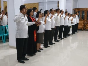 Para pejabat eselon II yang dilantik