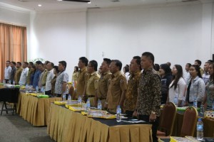 Lurah, Sekcam dan operator kelurahan peserta pelatihan