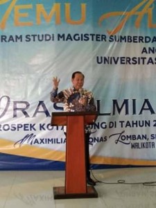 Prospek Kota Bitung Tahun 2025,  Maximiliaan J Lomban , Sumber Daya Pembangunan Angkatan 1992-2019, Universitas Sam Ratulangi