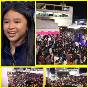 Ribuan warga Kota Tomohon saksikan penampilan Anneth Indonesian Idol Junior