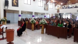 Jajaran Pemerintah Kota Tomohon menghadiri Ibadah Pengutusan Pdt Vebri Vicka Rumimper STh 