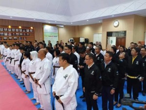 Pelantikan pengurus Karate-D0 9 daerah di Sulut