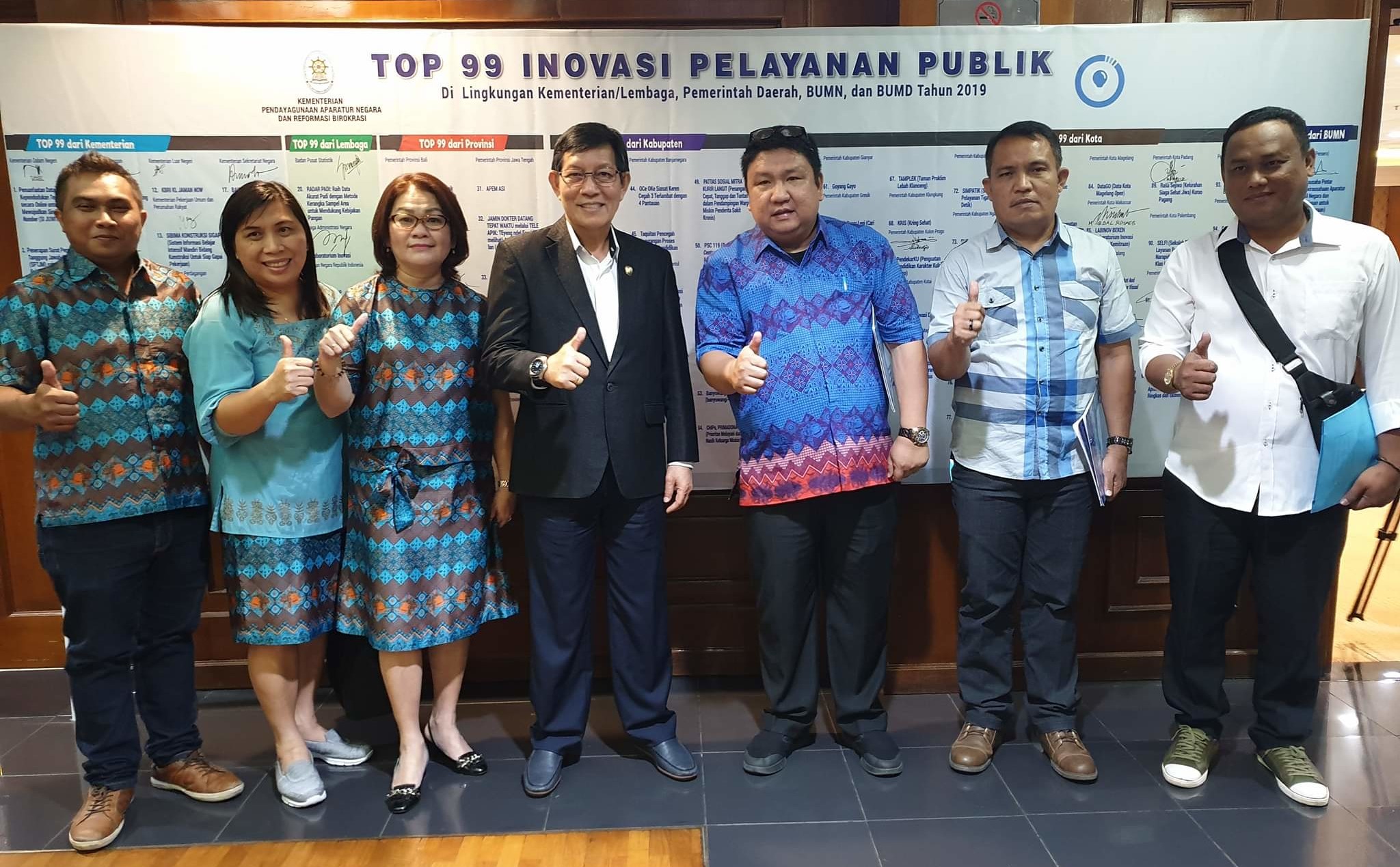 Kalahkan 3.000 Pesaing se-Indonesia, Wali Kota GSVL Presentasikan PANADA di Menpan-RB