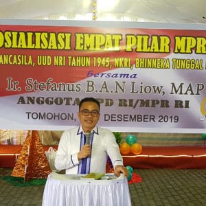 SBANL Sosialisasi Empat Pilar MPR-RI di Walian Tomohon Selatan