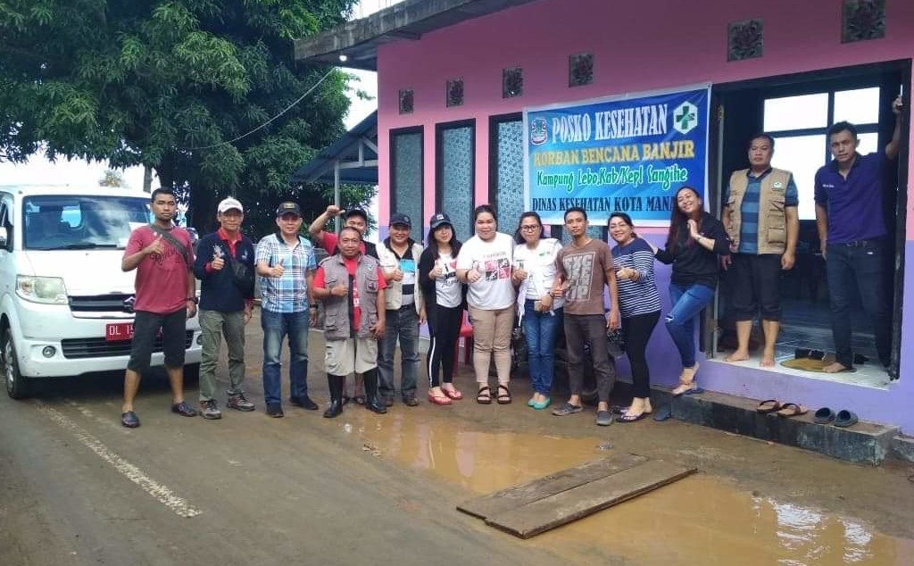 Bantu Korban Bencana di Sangihe, Pemkot Manado Buka Posko Kesehatan