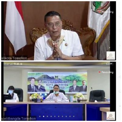 Pandemi Covid-19, Musrenbang RKPD tahun 2021 Kota Tomohon dilaksanakan secara online