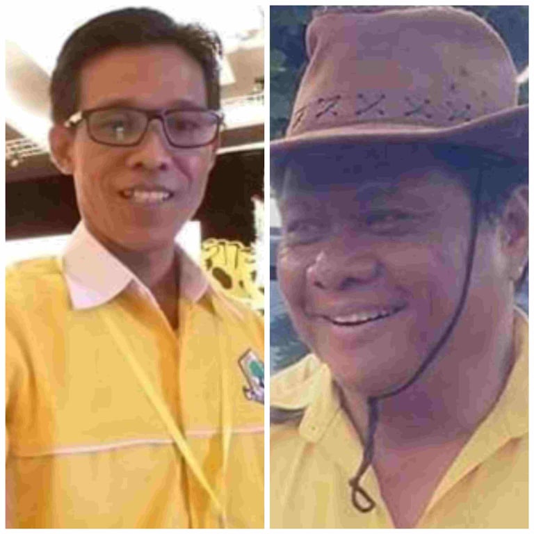 Plt Ketua Golkar Tomohon Vian Walintukan dan Ketua Panitia Musda Piet HK Pungus SPd