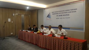 Gubernur Sulawesi Utara , Olly Dondokambey, Bank SulutGo, RUPS Bank SulutGo