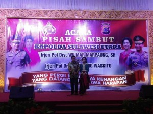 Wakil Bupati, Franky Donny Wongkar SH,Kapolda Sulut,Irjen Pol Drs Bambang Waskito 