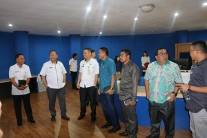 Rombongan Komisi I DPRD Ternate saat berada di Comand Cente Smart Cityr